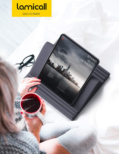 Lamicall Tablet Pillow Stand with 6 Angles for iPad & Tablets – Dark Gray