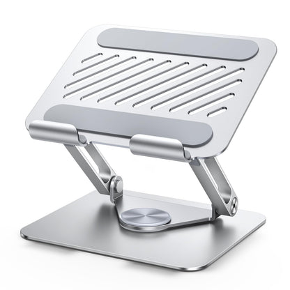 UGREEN 360° Rotating Tablet Stand – Aluminum Adjustable – Silver