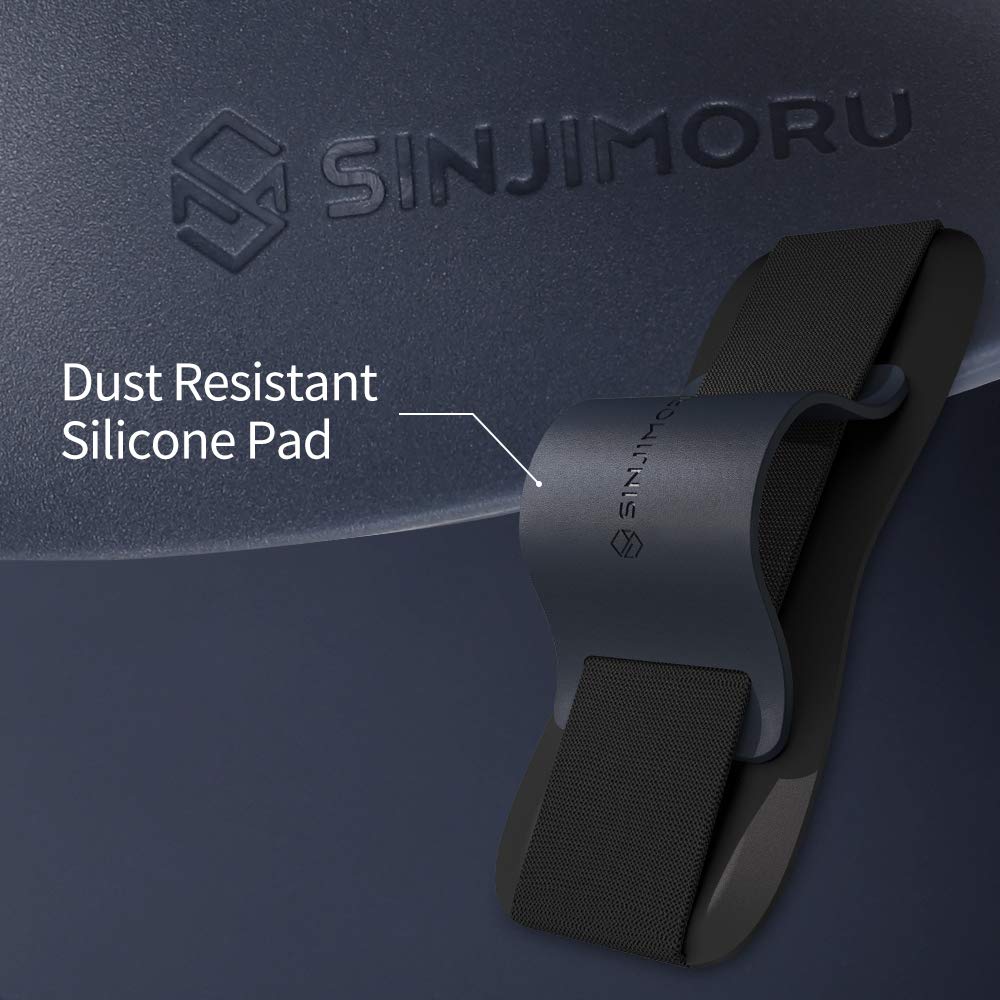 Sinjimoru Silicone Phone Grip & Kickstand – Black