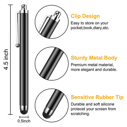 Stylus Pens 10 Pack – Universal Touchscreen Stylus for Tablets & Phones