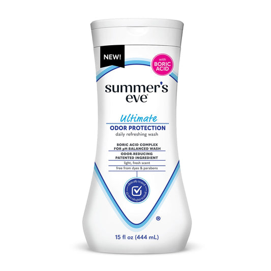 Summer’s Eve Feminine Wash with Boric Acid, 15 fl oz