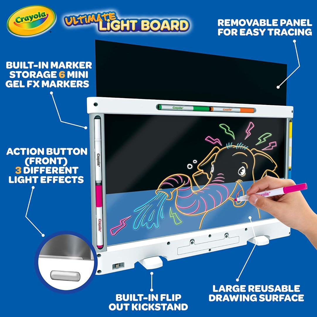 Crayola Ultimate Light Board – LED Drawing Tablet
