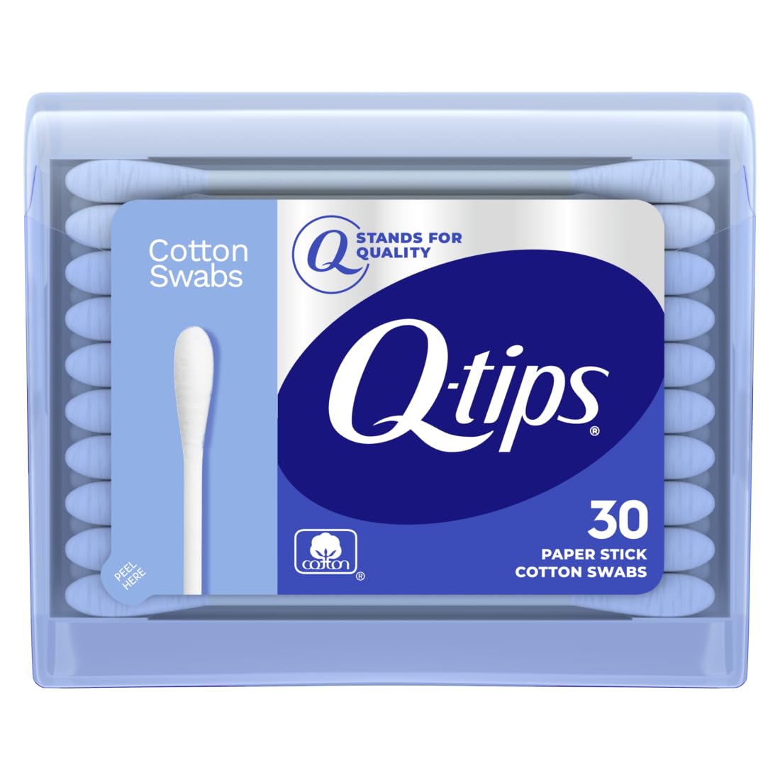Q-tips Travel Cotton Swabs, 30 Count