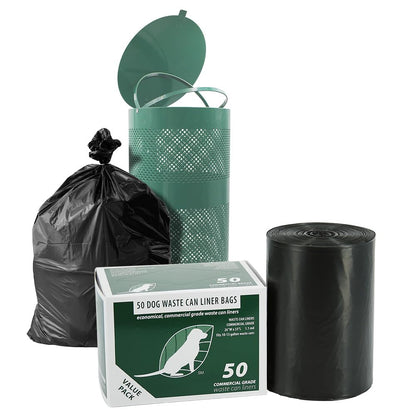 Zero Waste USA Dog Waste Can Liners, 50 Count Roll