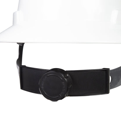 JORESTECH Full Brim Safety Hard Hat with Ratchet Suspension – White
