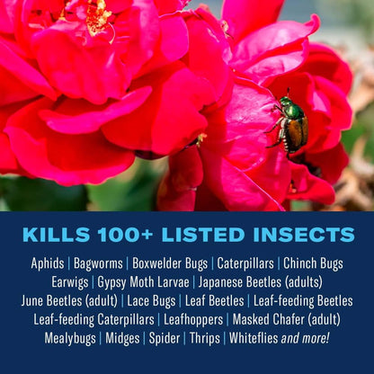 Rose & Flower Insect Killer Spray, 24 oz – Ready to Use