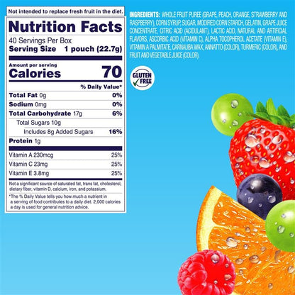Welch’s Mixed Fruit Snacks 40 Pack – Gluten Free