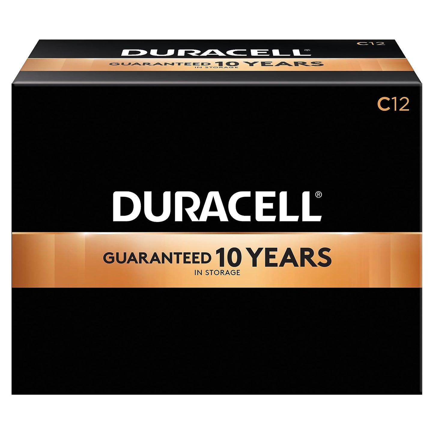 Duracell CopperTop C Alkaline Batteries – 12 Pack