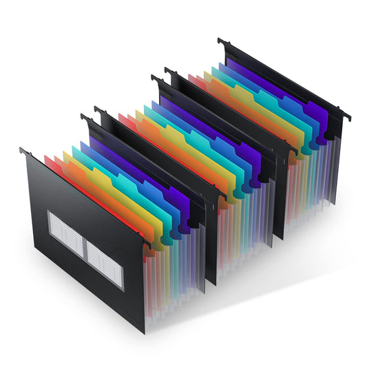 ThinkTex 3-Pack Expanding Hanging File Folders, Letter Size