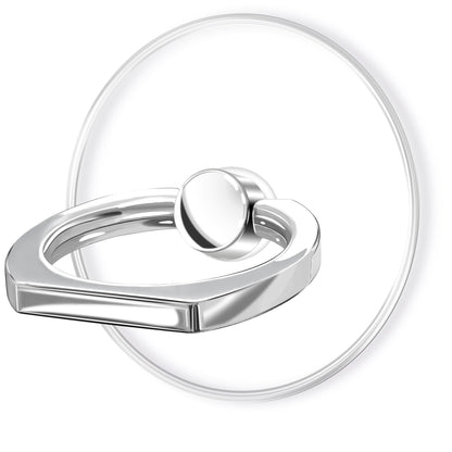 TACOMEGE Transparent Phone Ring Grip Holder – Clear Round