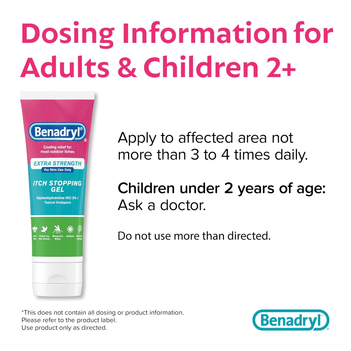 Benadryl Extra Strength Anti-Itch Relief Gel – 3.5 fl oz