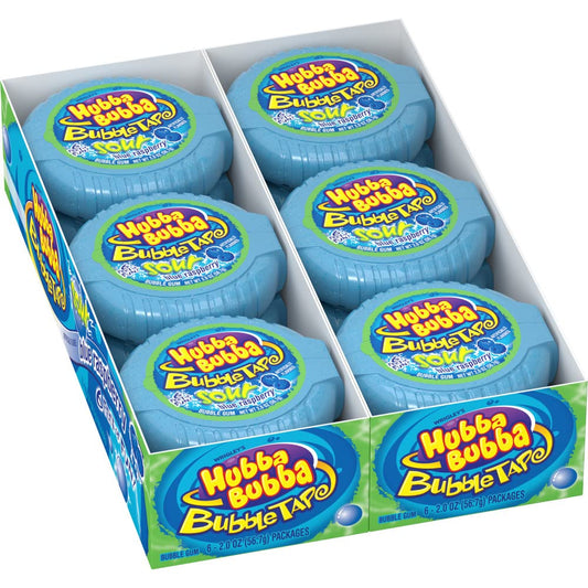 HUBBA BUBBA Bubble Gum Tape 12 Pack – Blue Raspberry