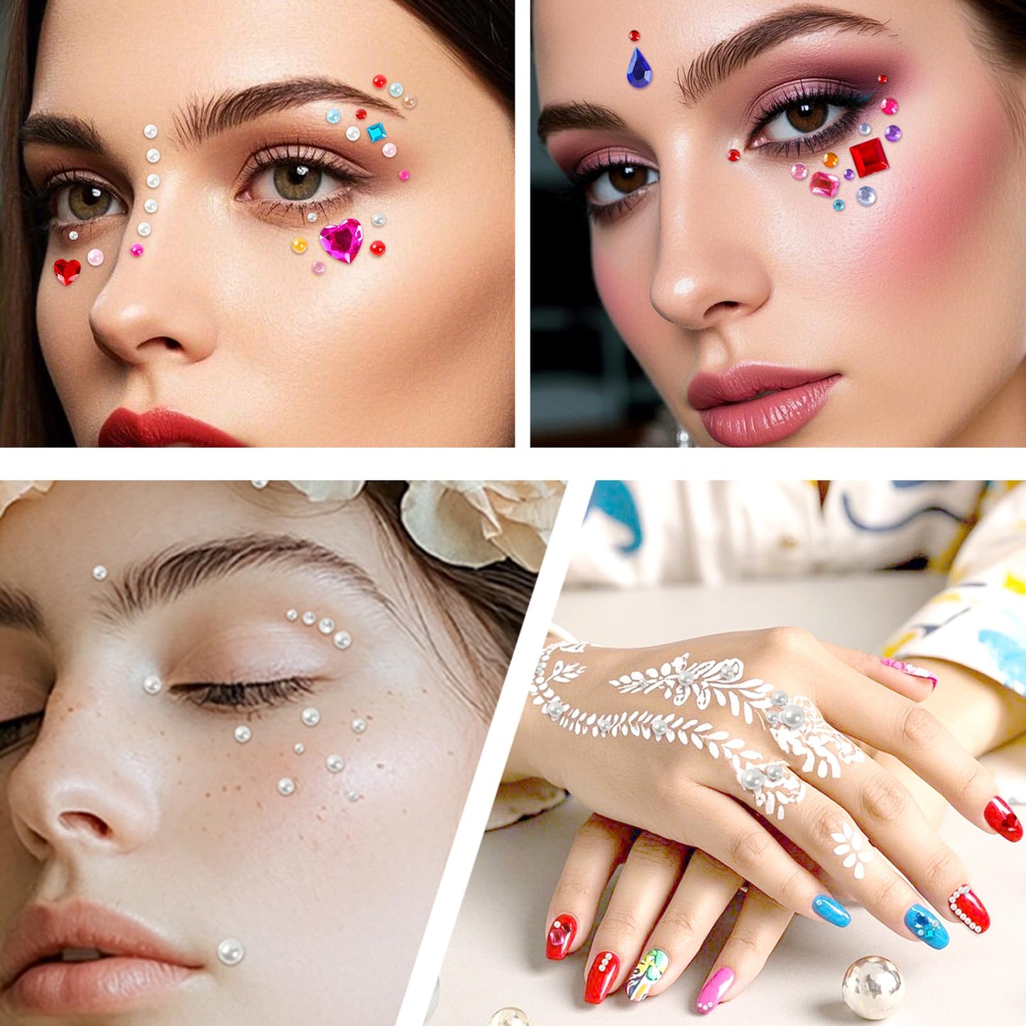 MYDBUYSOME 2774pcs Gem Stickers for Crafts