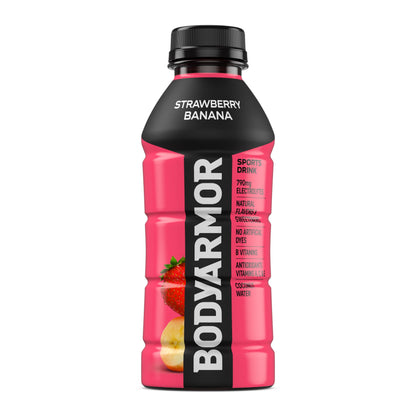 BODYARMOR Sports Drink Strawberry Banana 16oz – 12 Pack