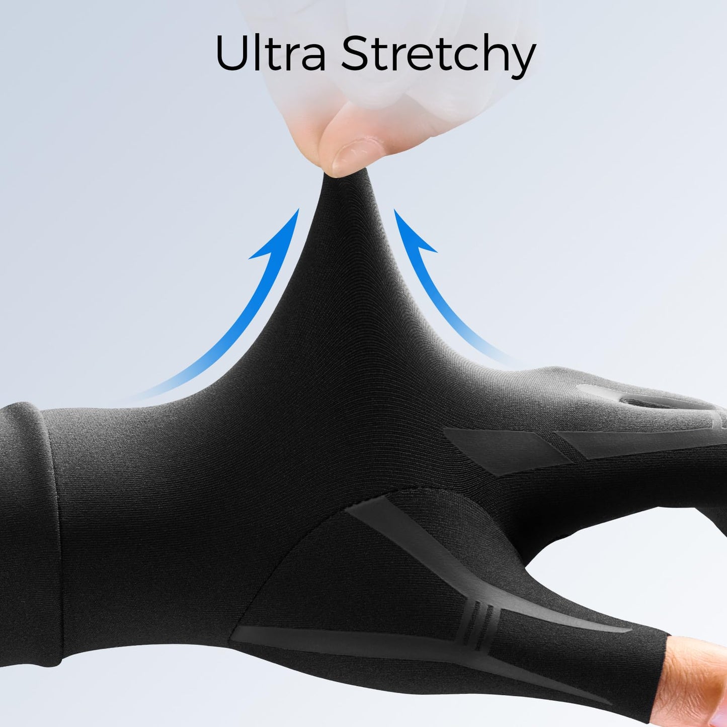 FREETOO Compression Arthritis Gloves – Black (Medium)