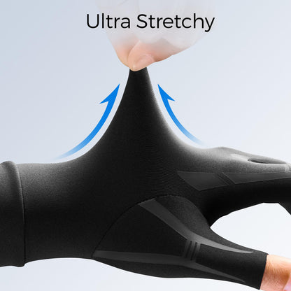 FREETOO Compression Arthritis Gloves – Black (Medium)