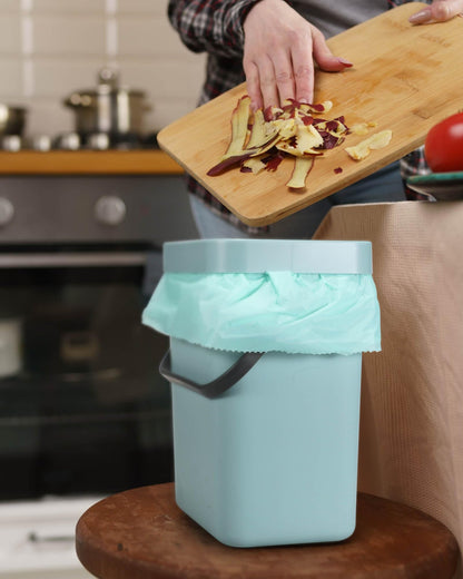 AYOTEE 1.2 Gal Compostable Trash Bags, 5L, Green