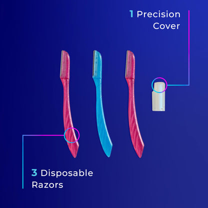 Schick Hydro Silk Touch-Up Dermaplaning Tools, 3 Count