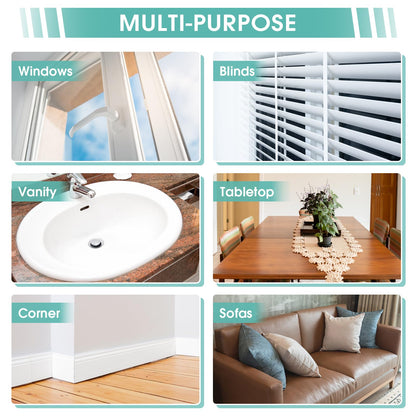 Dust Cleaning Sponges, 4 Pack – Reusable for Blinds, Fans & Glass