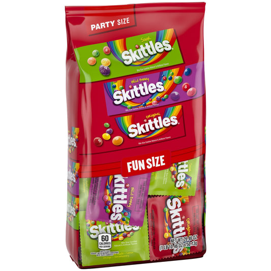 SKITTLES Candy Mix Original, Wild Berry & Sour 26.46oz