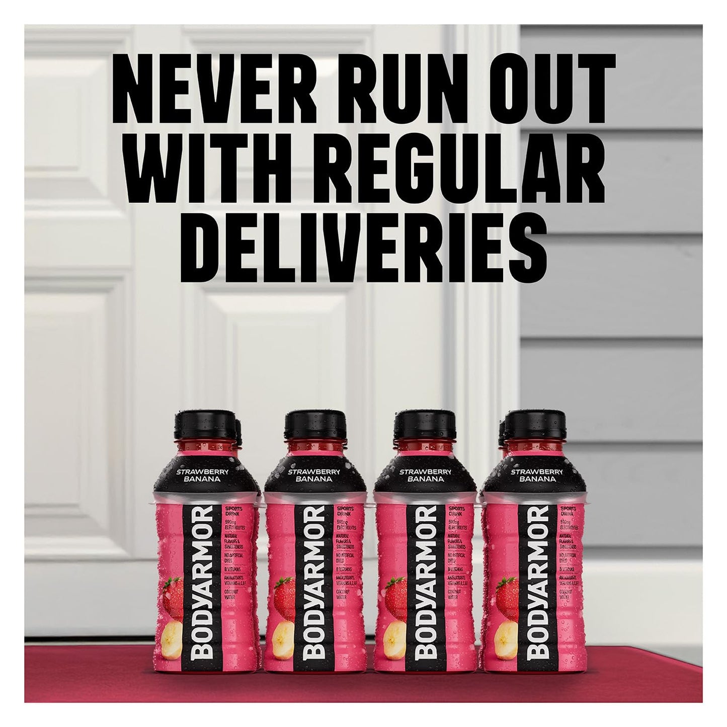 BODYARMOR Sports Drink Strawberry Banana 16oz – 12 Pack