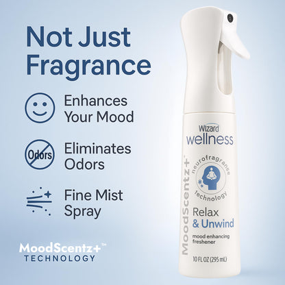 Aromatherapy Air Freshener Spray, 10 oz – Relax & Unwind Mood Mist