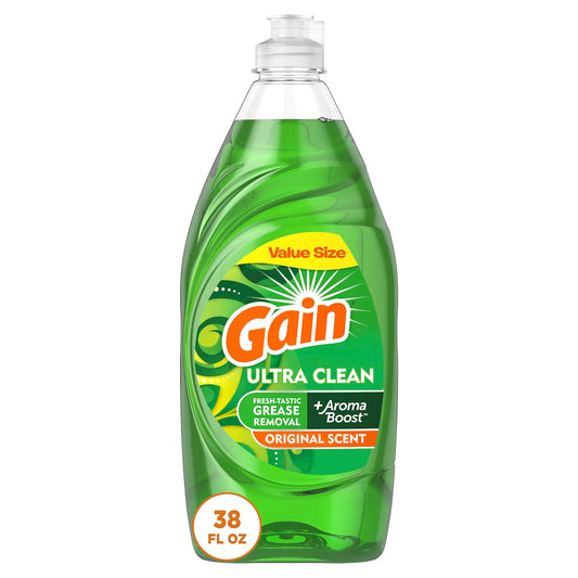 Gain Ultra Dish Soap, Original Scent, 38 fl oz