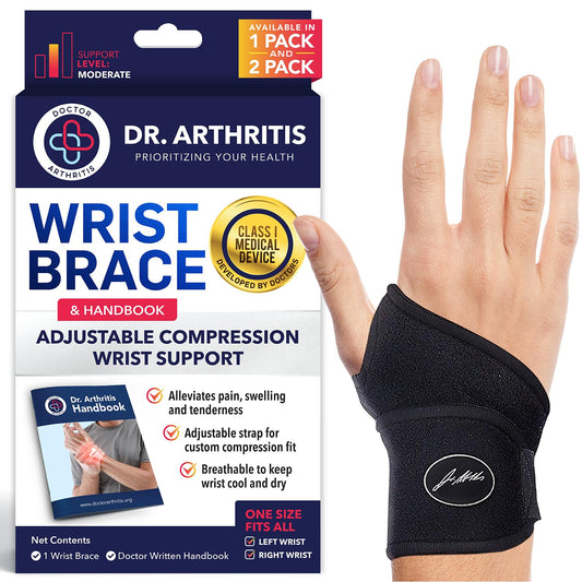 Doctor Developed Wrist Brace for Carpal Tunnel & Tendonitis – 1 Pack