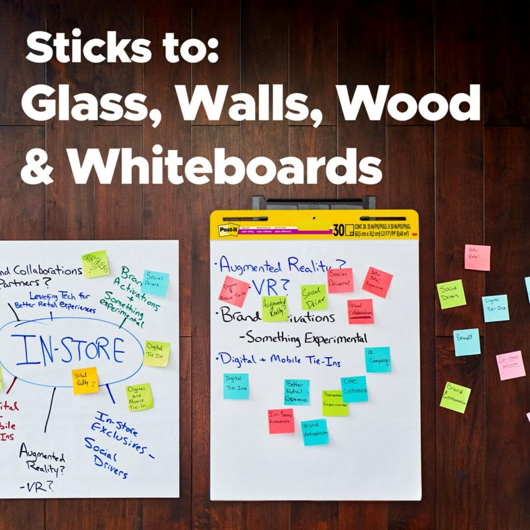 Post-it Super Sticky Easel Pad – 25x30", 2 Pack