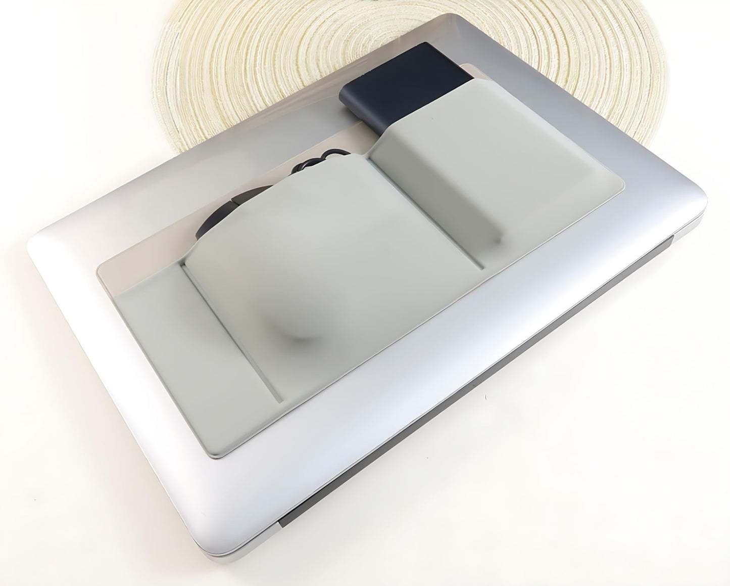 AMOZIFY 3-Pocket Laptop Organizer with Mouse Holder – Gray