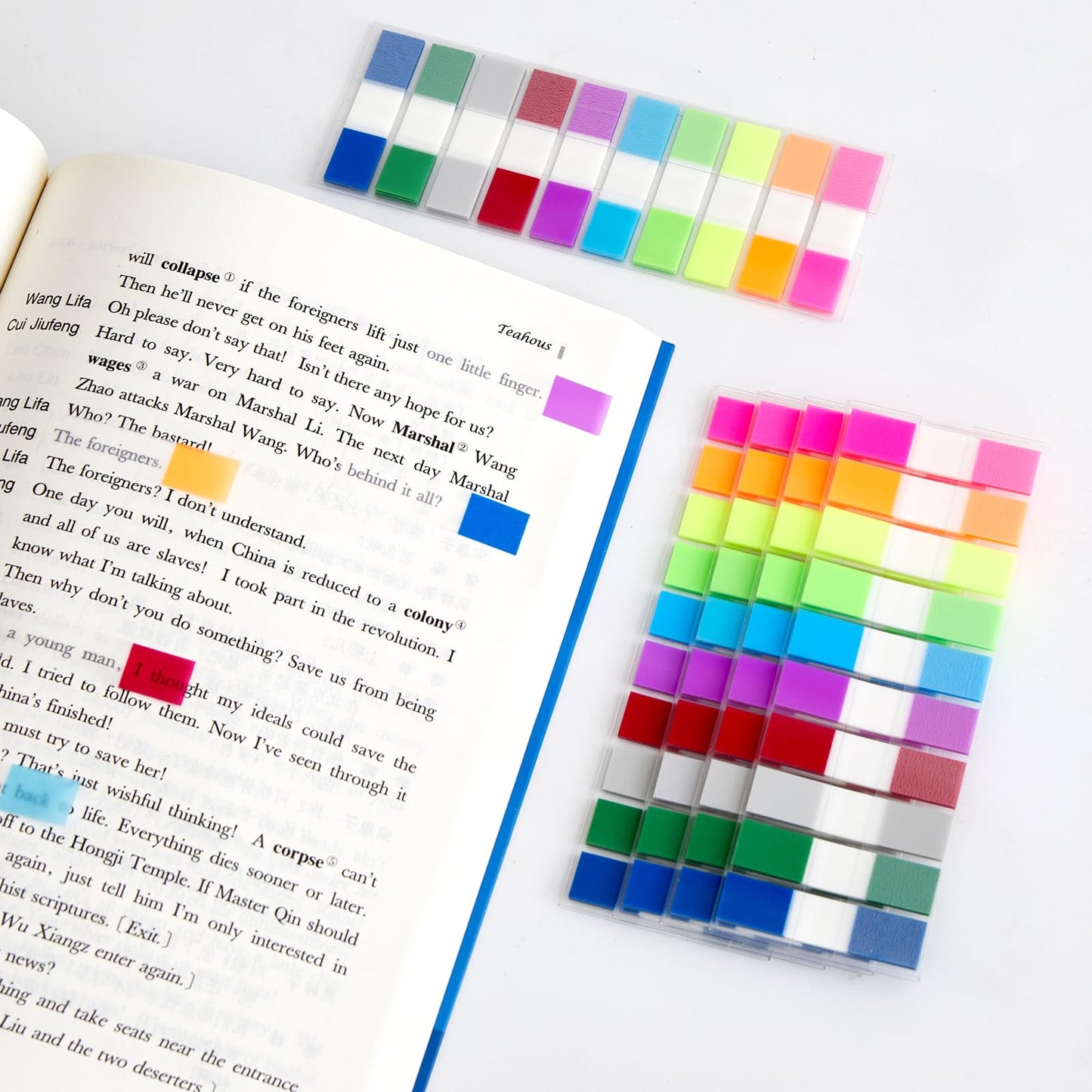 Sticky Tabs Page Markers – 1000 Transparent Writable Tabs