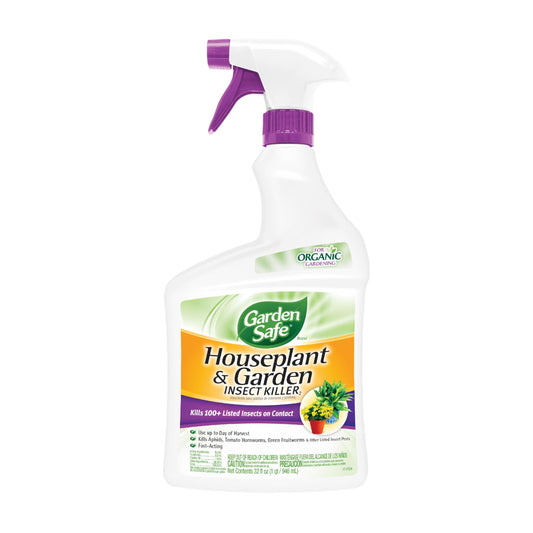 Houseplant & Garden Insect Killer, 32 oz – Kills 100+ Insects On Contact