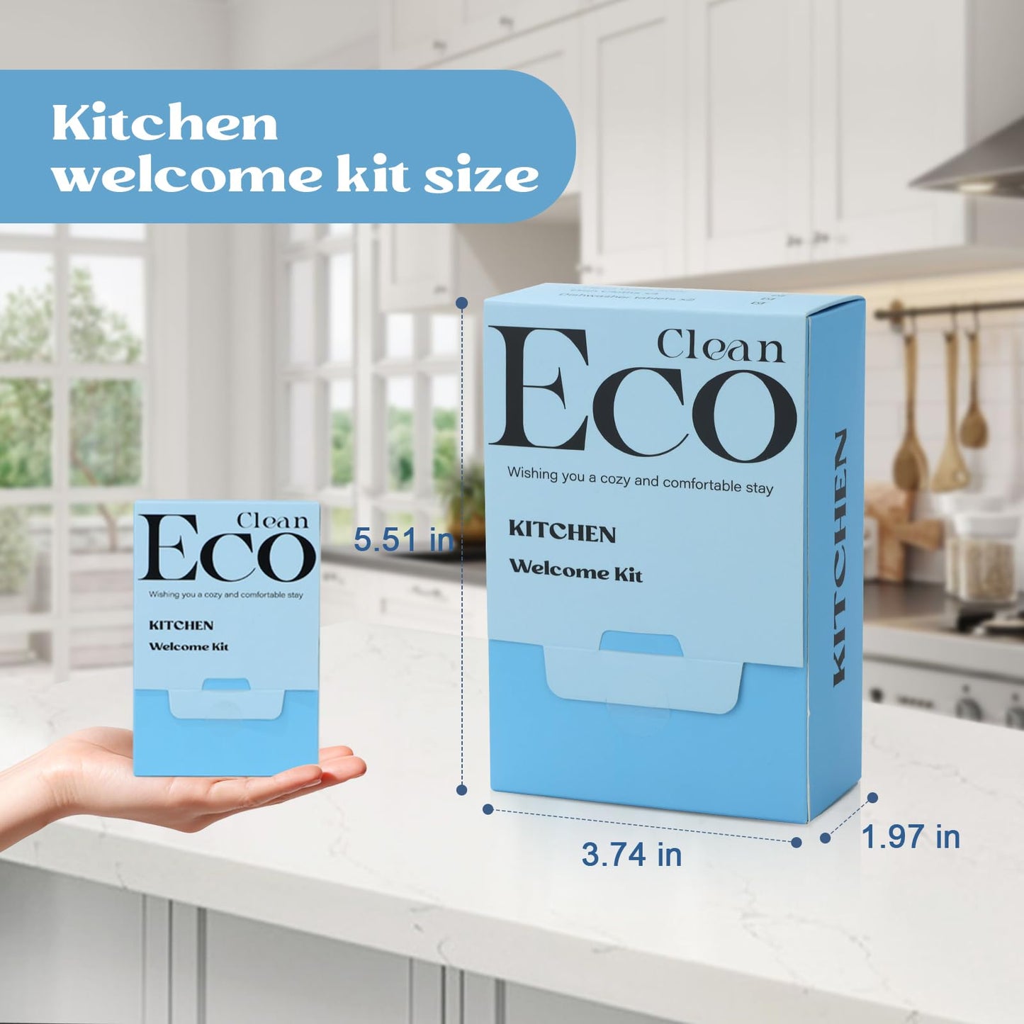 ECOPPEAL Kitchen Cleaning Kit, 4 Piece Set