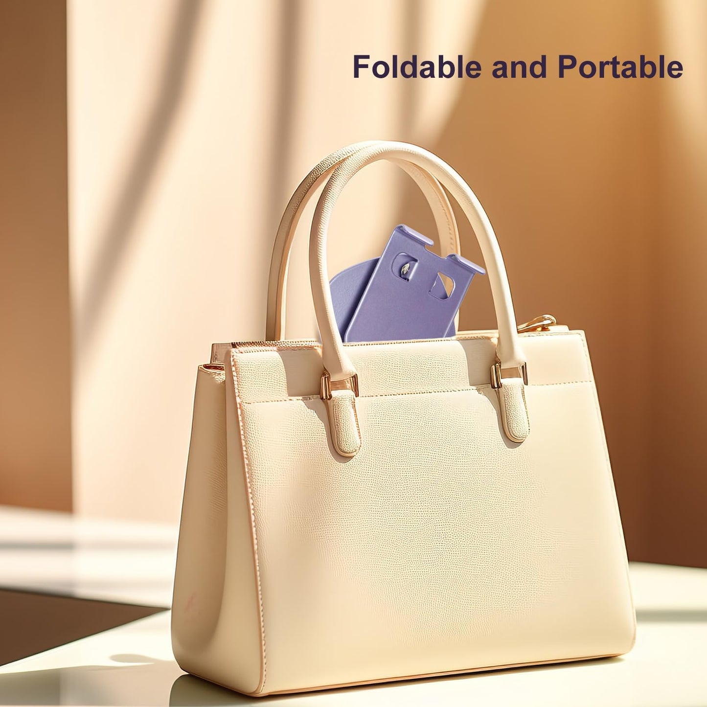 ONCHEER 360° Rotating Phone & Tablet Stand – Metal Purple