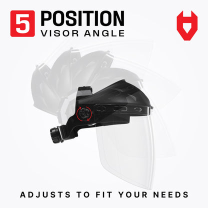 NoCry Premium Safety Face Shield with Anti-Fog Visor – ANSI Z87.1