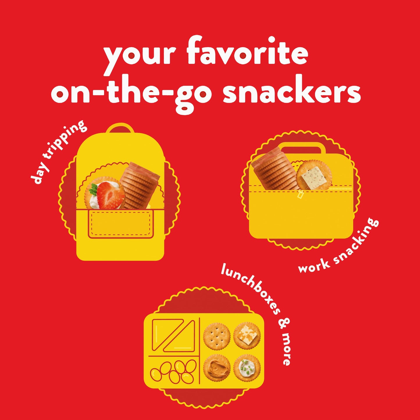 RITZ Fresh Stacks Crackers 23.7oz – 16 Snack Packs