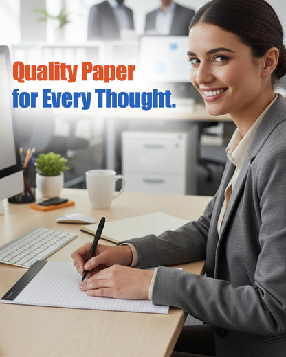 Mintra Office Legal Writing Pads – White, 6 Pack