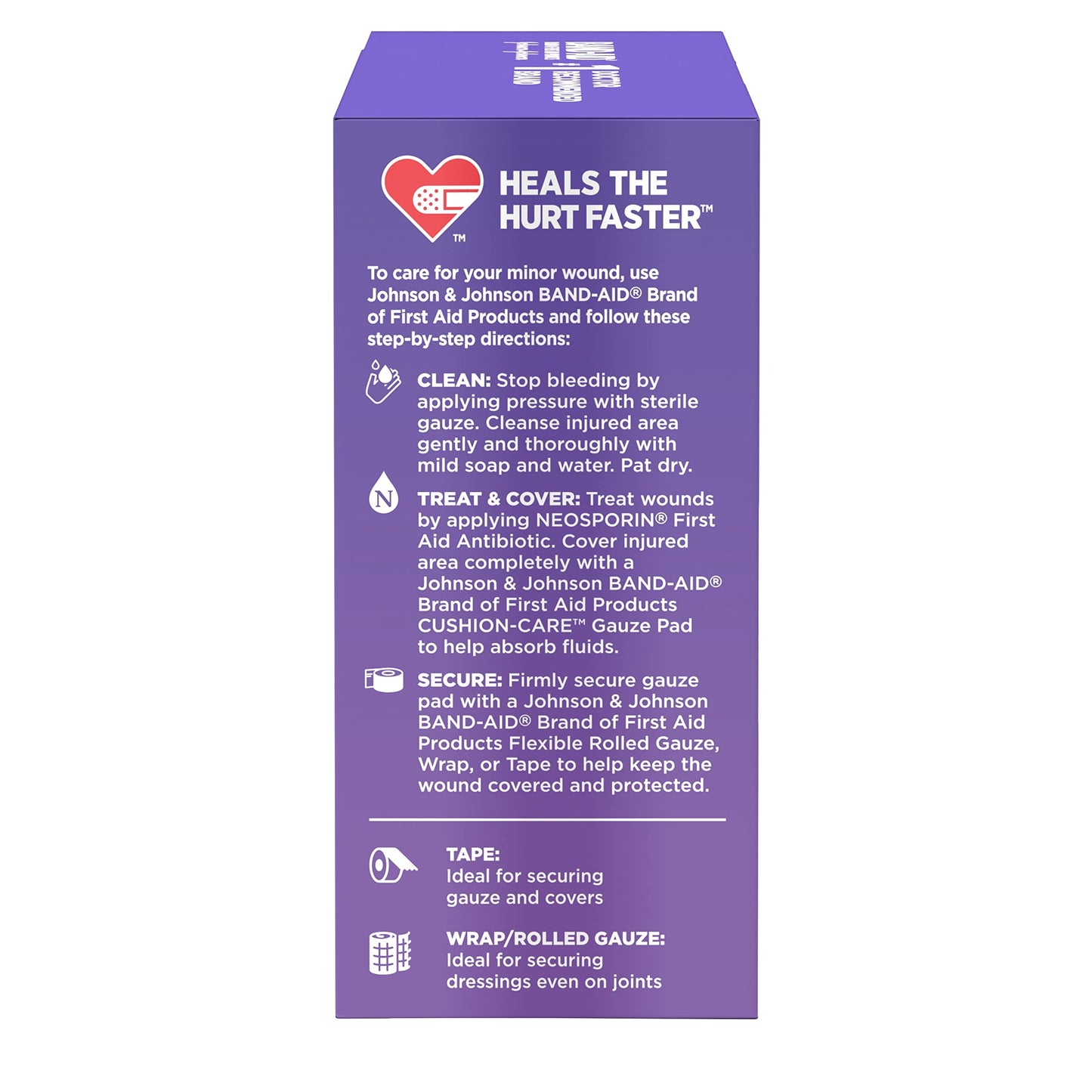 Band-Aid Cushion Care Non-Stick Gauze Pads – 10 Count