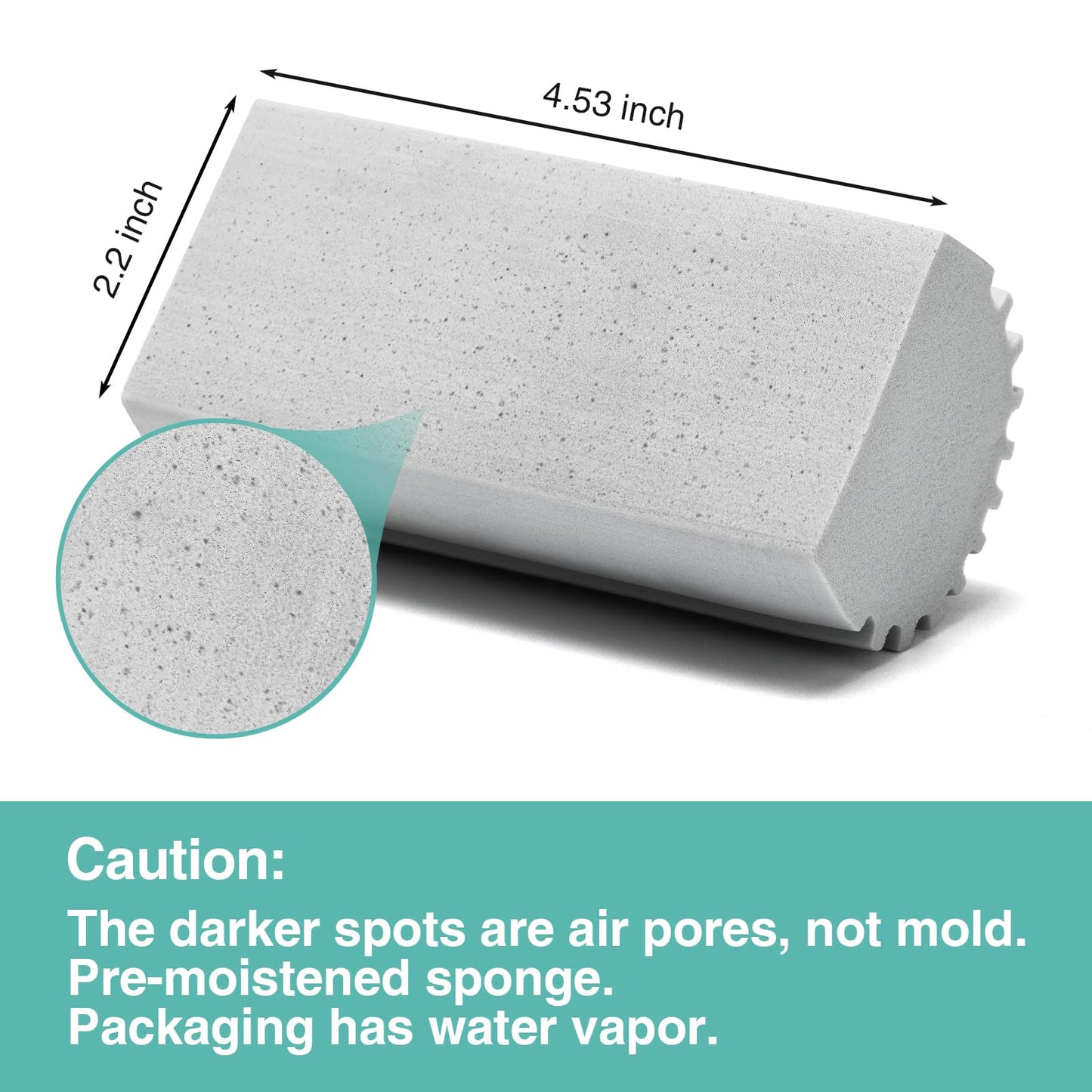 Dust Cleaning Sponges, 4 Pack – Reusable for Blinds, Fans & Glass