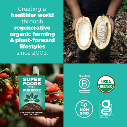 Navitas Organics Superfood Power Snacks Cacao Goji 8oz