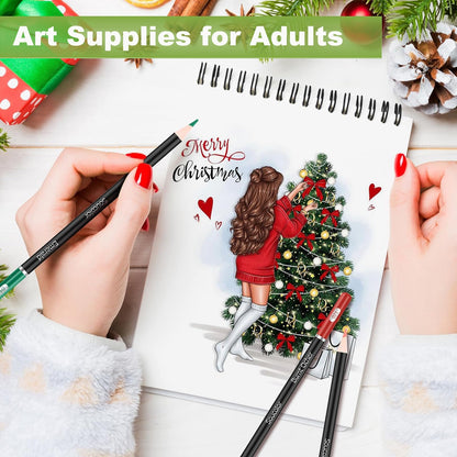 Soucolor Spiral Sketch Book – 9x12", 100 Sheets