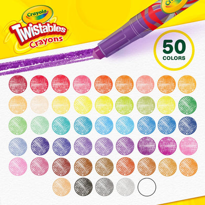 Crayola Mini Twistables Crayons – 50 Count
