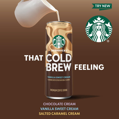 Starbucks Cold Brew Vanilla Sweet Cream 11oz – 12 Pack