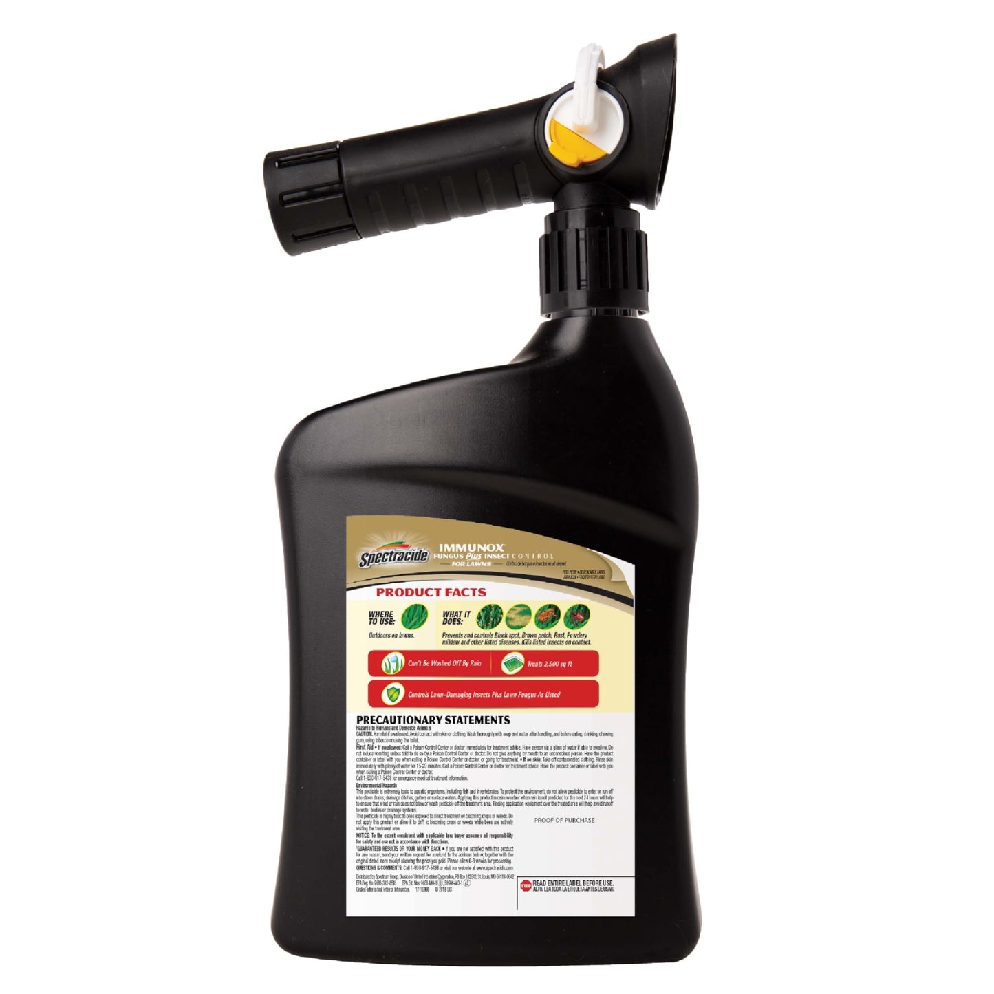 Fungus & Insect Control for Lawns, 32 oz – Dual Action Hose-End Spray