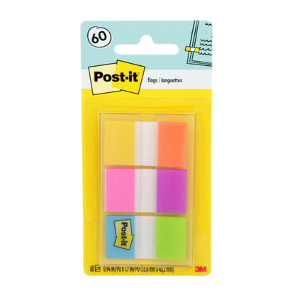 Post-it Glow Flags 0.94 Inch – 60/Dispenser