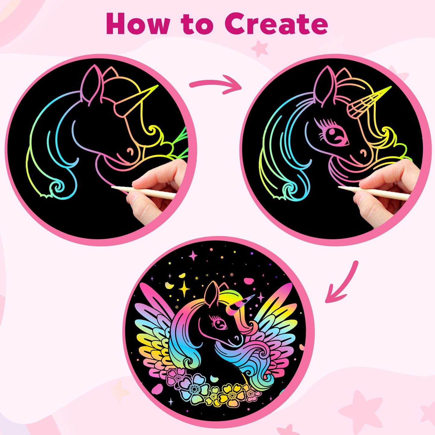 ZMLM Scratch Paper Art Notebook – 2 Pack