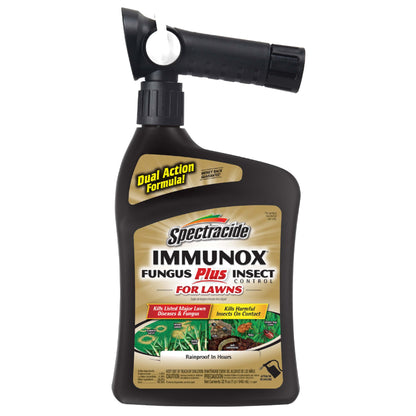 Fungus & Insect Control for Lawns, 32 oz – Dual Action Hose-End Spray
