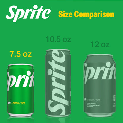 Sprite Lemon Lime Soda 7.5oz Cans – 10 Pack