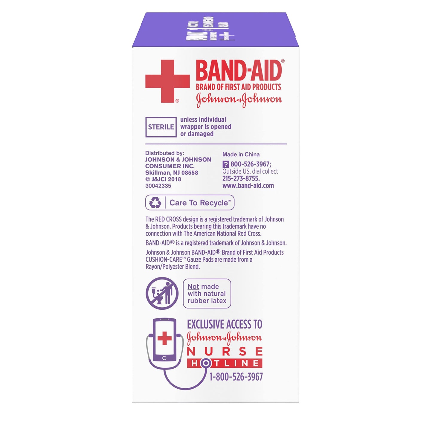 Band-Aid Cushion Care Non-Stick Gauze Pads – 10 Count