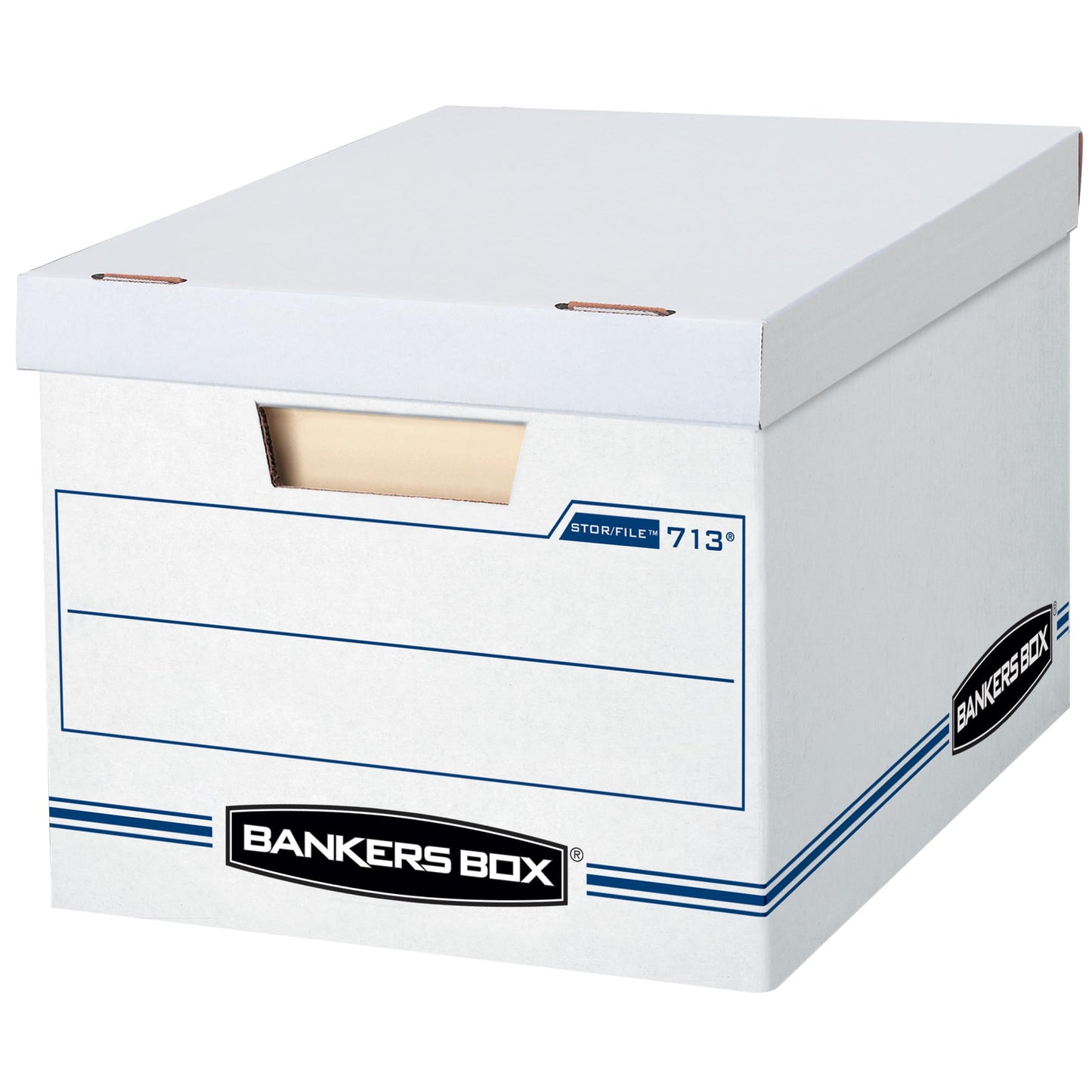 Bankers Box 12-Pack File Storage Boxes with Lids – Letter/Legal